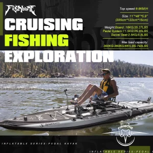 Fishing Kayak Boat Pedal Drive